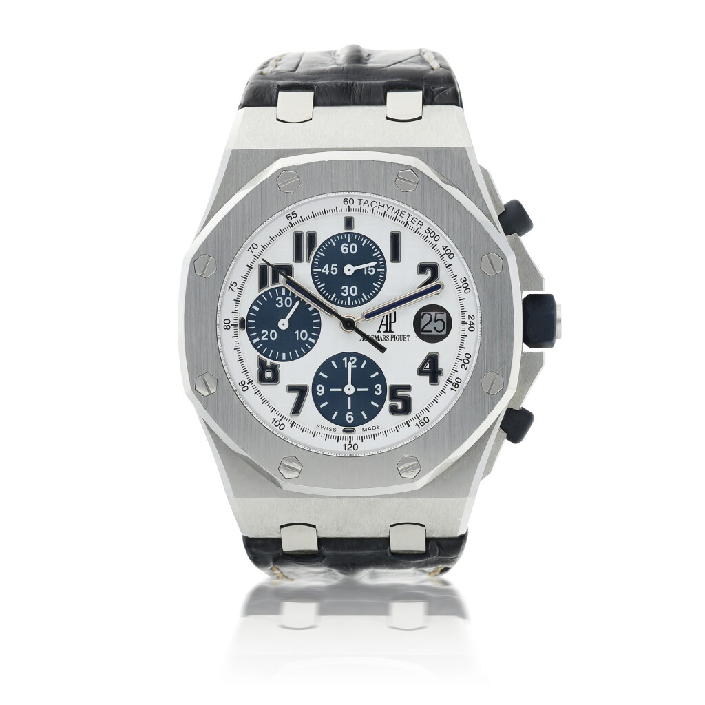 View full screen - View 1 of Lot 148. AUDEMARS PIGUET | REFERENCE 26170 ROYAL OAK OFFSHORE A LIMITED EDITION STAINLESS STEEL AUTOMATIC CHRONOGRAPH WRISTWATCH WITH DATE, CIRCA 2011.