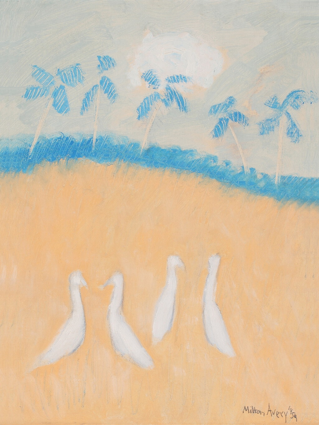 View full screen - View 1 of Lot 355. Herons and Palms.