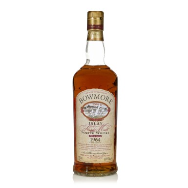 View full screen - View 1 of Lot 61. Bowmore Fino Cask 37 Year Old 49.6 abv 1964 (1 BT 75cl).