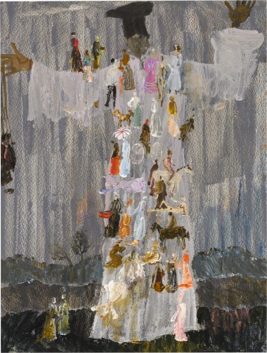 View full screen - View 1 of Lot 13. EVGENY IZMAILOV | FIGURE WITH PUPPETS.