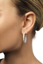 PAIR OF DIAMOND EARRINGS