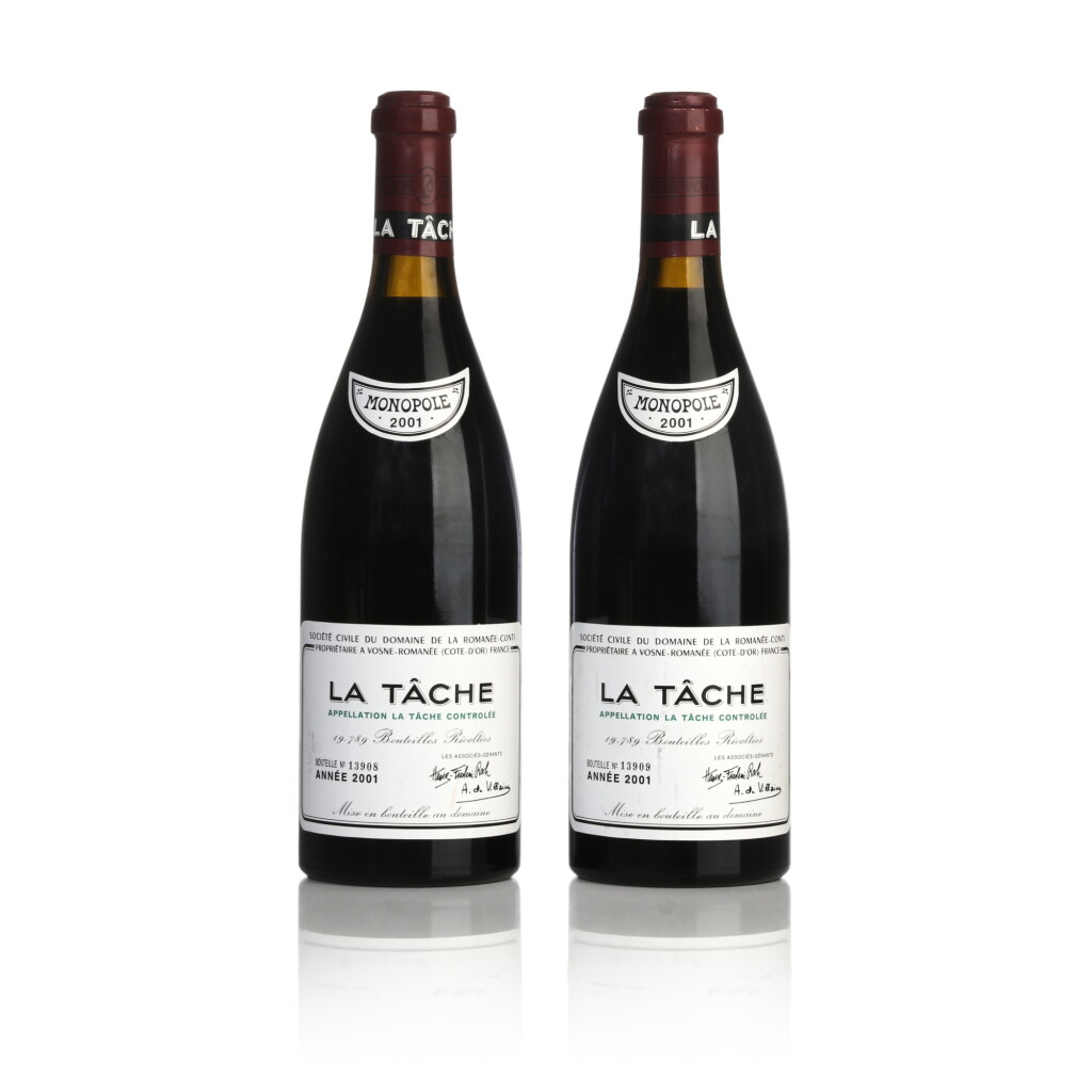 View full screen - View 1 of Lot 11. La Tâche 2001 Domaine de la Romanée-Conti (2 BT).