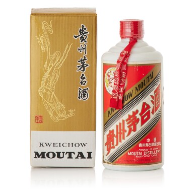 View full screen - View 1 of Lot 492. 1995年產"飛天牌"貴州茅台酒 (鐵蓋) Flying Fairy Moutai (Metal Cap) 1995 (1 BT50).