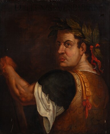 View full screen - View 1 of Lot 20. Portrait of Titus Vespasianus .