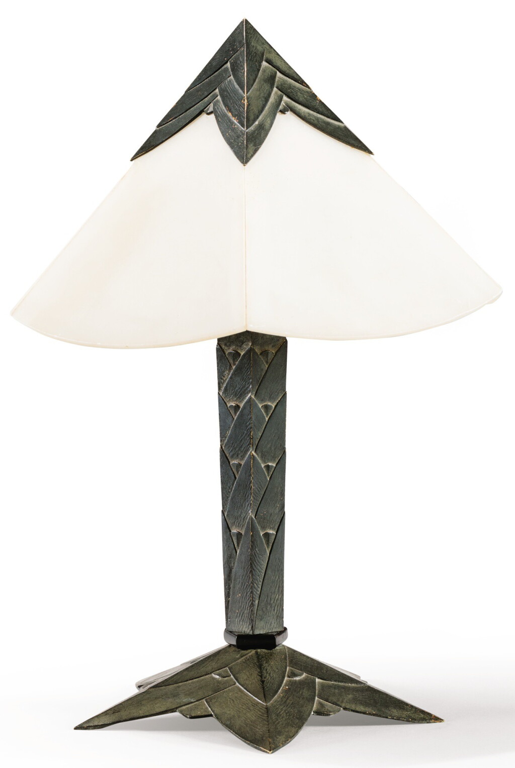 View full screen - View 1 of Lot 129. ALBERT CHEURET | CACTUS TABLE LAMP, CIRCA 1925.