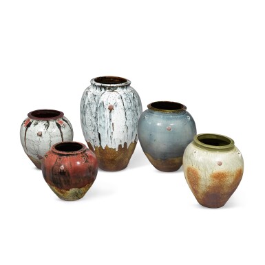 View full screen - View 1 of Lot 824. Five Monumental Vases.