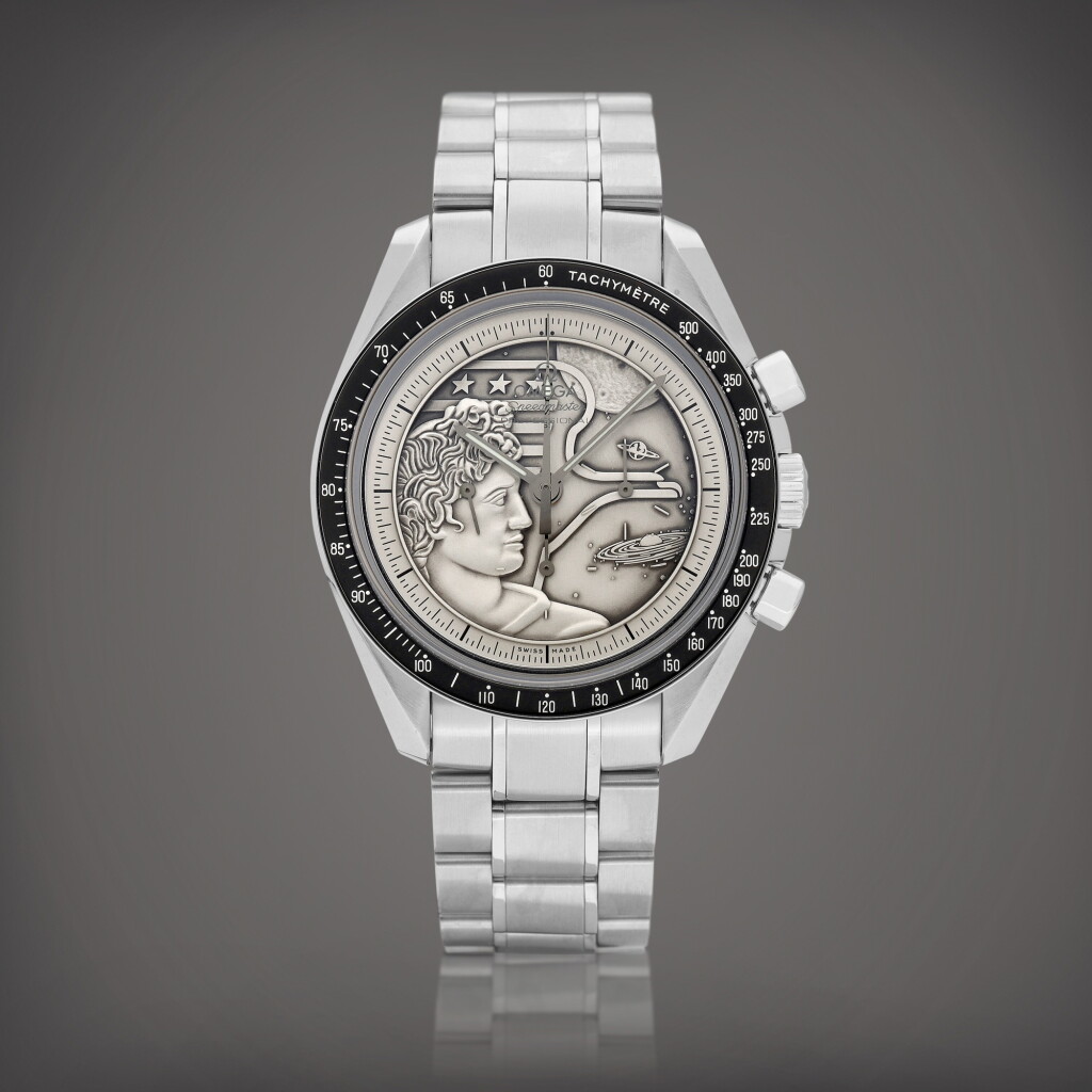 View full screen - View 1 of Lot 8636. Speedmaster "Apollo XVII" 40th Anniversary, Reference 311.30.42.30.99.002 | A limited edition stainless steel chronograph wristwatch with bracelet, Made to commemorate the 40th anniversary of "Apollo XVII", Circa 2013 | 歐米茄 | 超霸系列 "太陽神17號" 40 週年 型號311.30.42.30.99.002 | 限量版精鋼計時鏈帶腕錶,為紀念"太陽神17號" 40 週年而製,約2013年製.