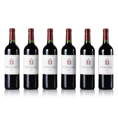 View full screen - View 1 of Lot 43. Pauillac de Latour 2008 (12 BT).