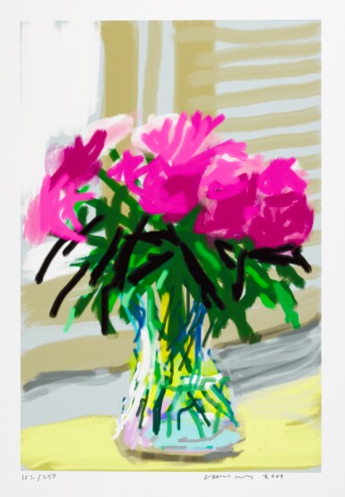 View full screen - View 1 of Lot 2. DAVID HOCKNEY R.A. | IPHONE DRAWING 'NO. 535', 28TH JUNE 2009.