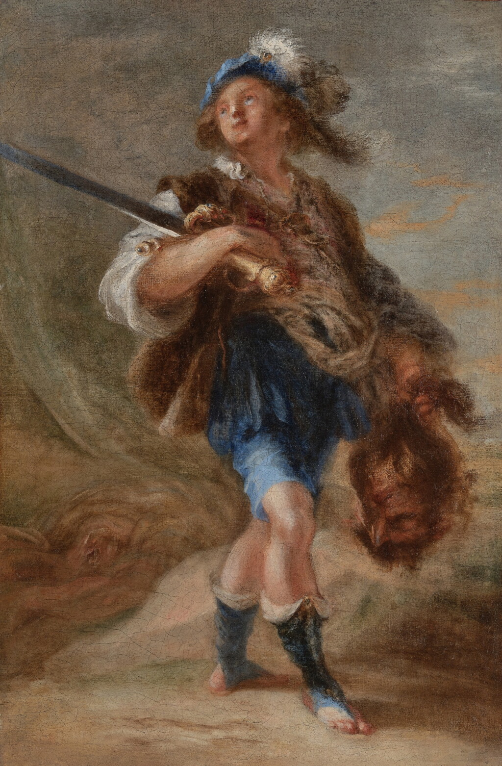 View full screen - View 1 of Lot 310. David with the Head of Goliath.