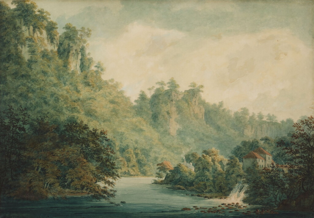 全萤幕检视 - 查看599HUGH WILLIAM 'GRECIAN' WILLIAMS | A river scene, possibly Scotland的1