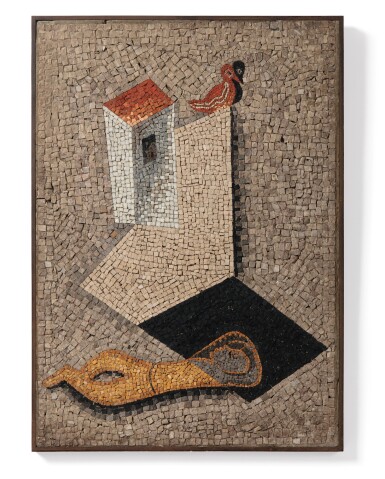 View full screen - View 1 of Lot 32. JEAN LAMBERT-RUCKI ET JEAN DUNAND | SIESTE.