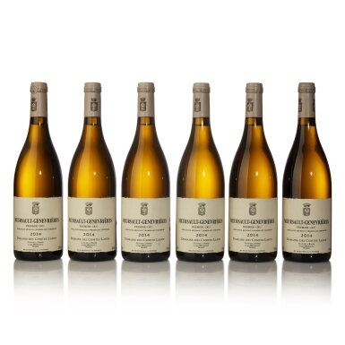 View full screen - View 1 of Lot 428. Meursault, Genevrières 2014 Domaine des Comtes Lafon (6 BT).