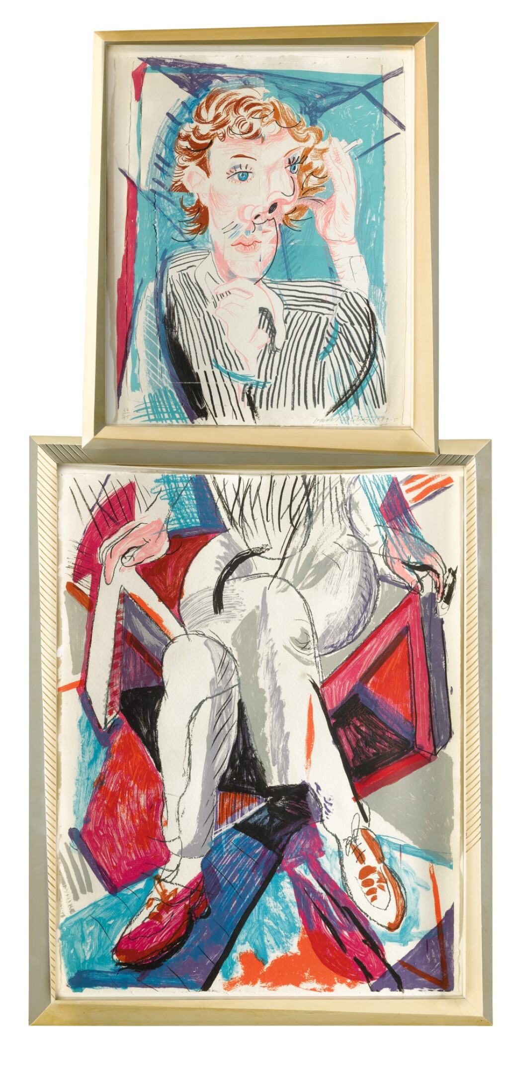 View full screen - View 1 of Lot 46. DAVID HOCKNEY | IMAGE OF GREGORY (MUSEUM OF CONTEMPORARY ART, TOKYO 276).