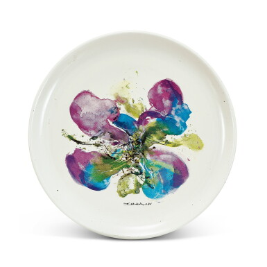 View full screen - View 1 of Lot 6261. Zao Wou-Ki 趙無極 | L'orchidée 蘭花.