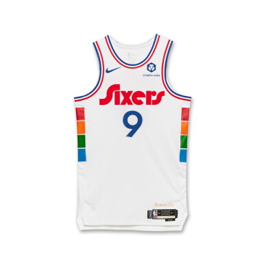 View full screen - View 1 of Lot 144. Kelly Oubre Jr. Philadelphia 76ers 2024-2025 Game Worn City Edition Jersey .