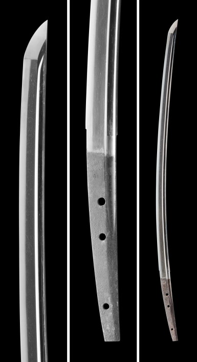 View full screen - View 1 of Lot 146. A katana | Attributed to the Echizen Rai school | Nambokucho period, 14th century.