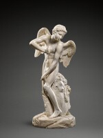 Cupid Carving a Bow from Hercules’s Club