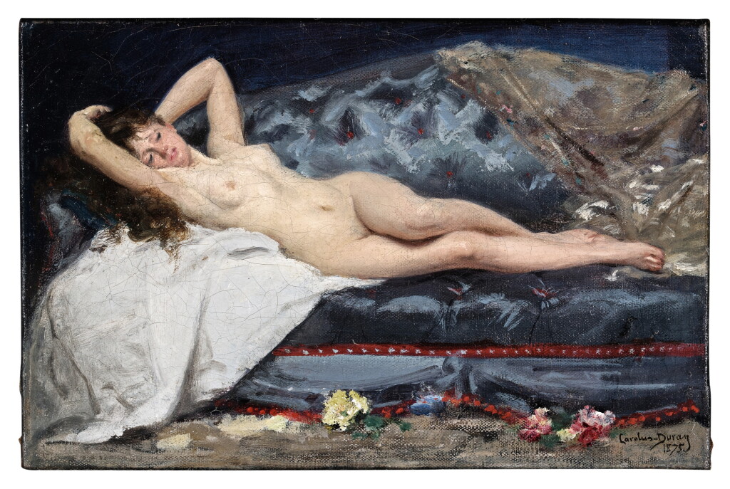 View full screen - View 1 of Lot 878. Reclining Nude.