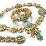 Polychrome enamels and emerald parure (Parure in smalti policromi e smeraldi)