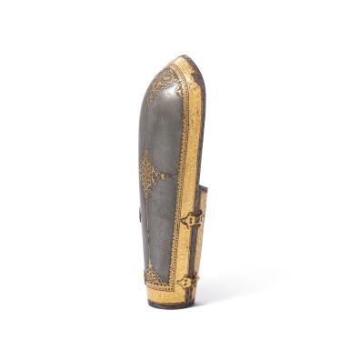 View full screen - View 1 of Lot 31. A Steel Arm Guard, North India, 18th or 19th Century.