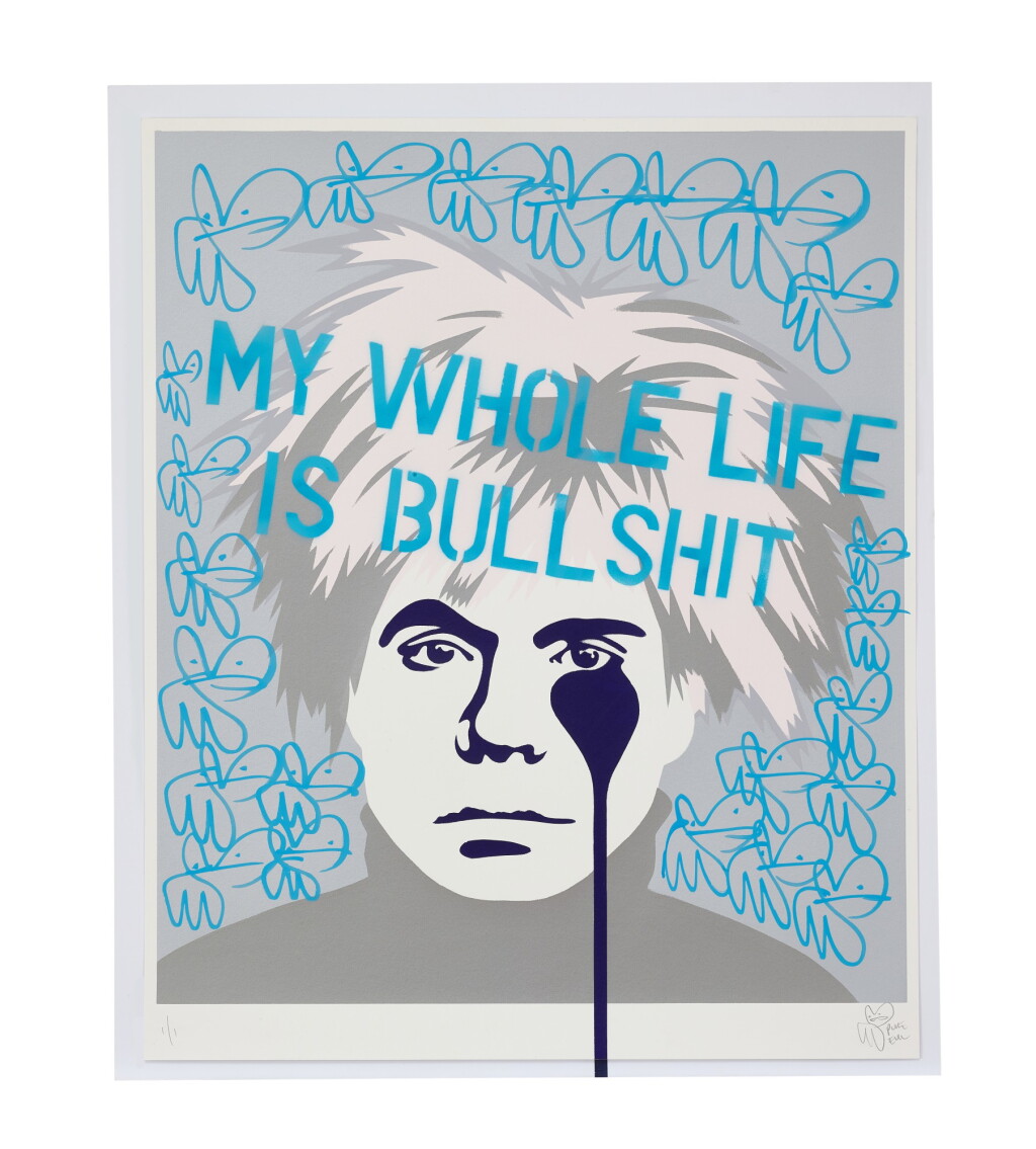 View full screen - View 1 of Lot 9568. PURE EVIL | ANDY WARHOL'S NIGHTMARE. MY WHOLE LIFE IS BULLSHIT 安迪·沃荷的噩夢。我的人生是胡說八道.