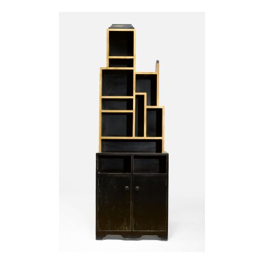 View full screen - View 1 of Lot 201. PAUL T. FRANKL | "SKYSCRAPER" CABINET.