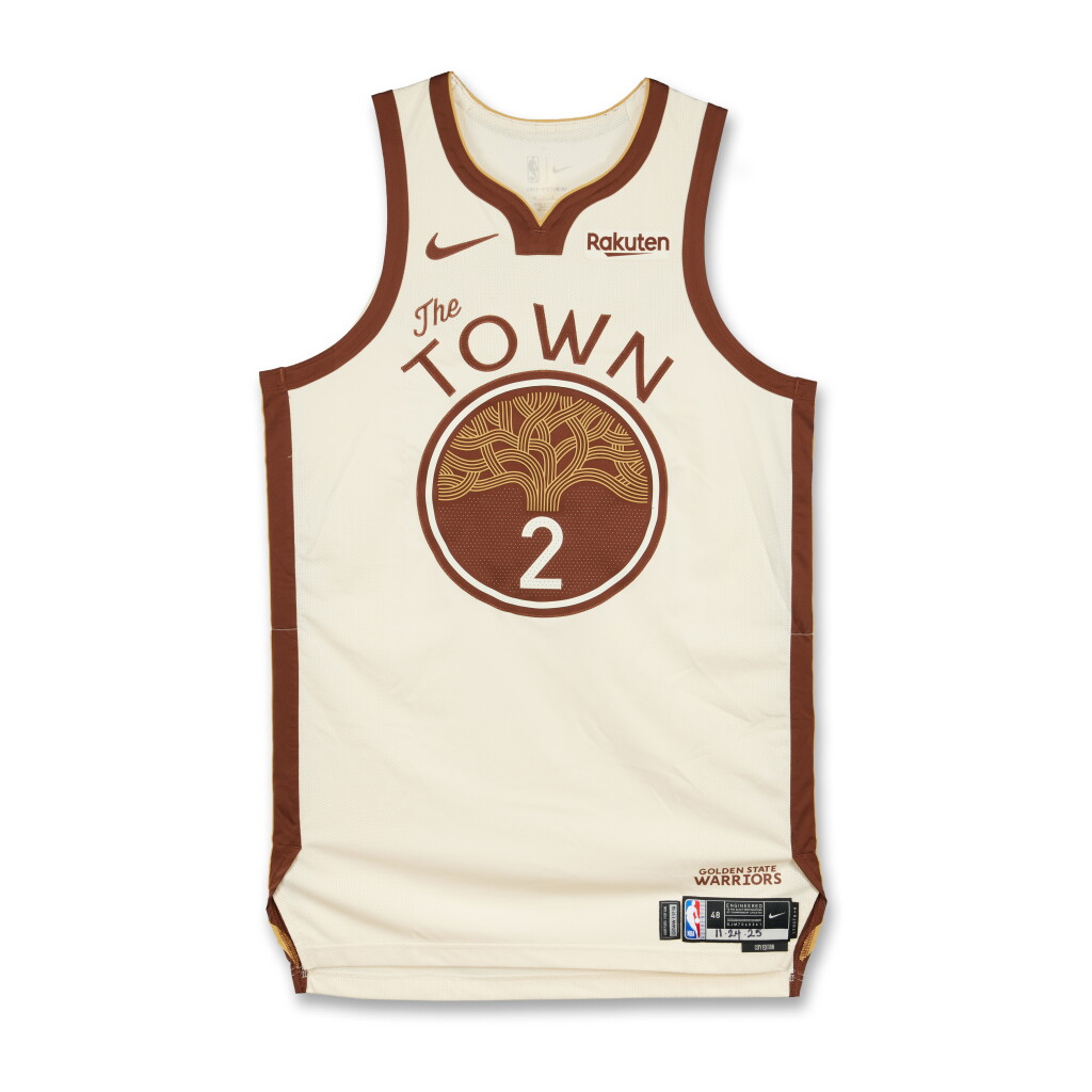 View full screen - View 1 of Lot 27. Brandin Podziemski Golden State Warriors 2025-2026 Game Worn City Edition Jersey.