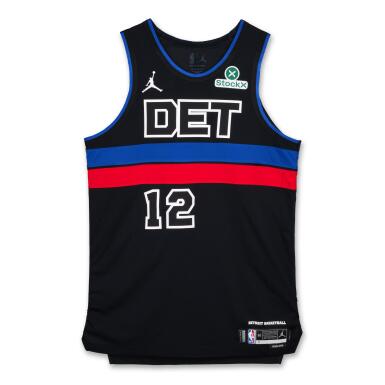 View full screen - View 1 of Lot 145. Tobias Harris Detroit Pistons 2024-2025 Game Worn Statement Edition Jersey | Double-Double.
