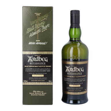 View full screen - View 1 of Lot 5067. Ardbeg Renaissance 55.9 abv 1998 (1 BT70).