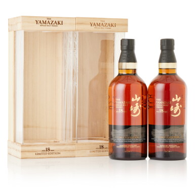 View full screen - View 1 of Lot 9135. 山崎 The Yamazaki 18 Year Old Limited Edition 43.0 abv NV (2 BT70).