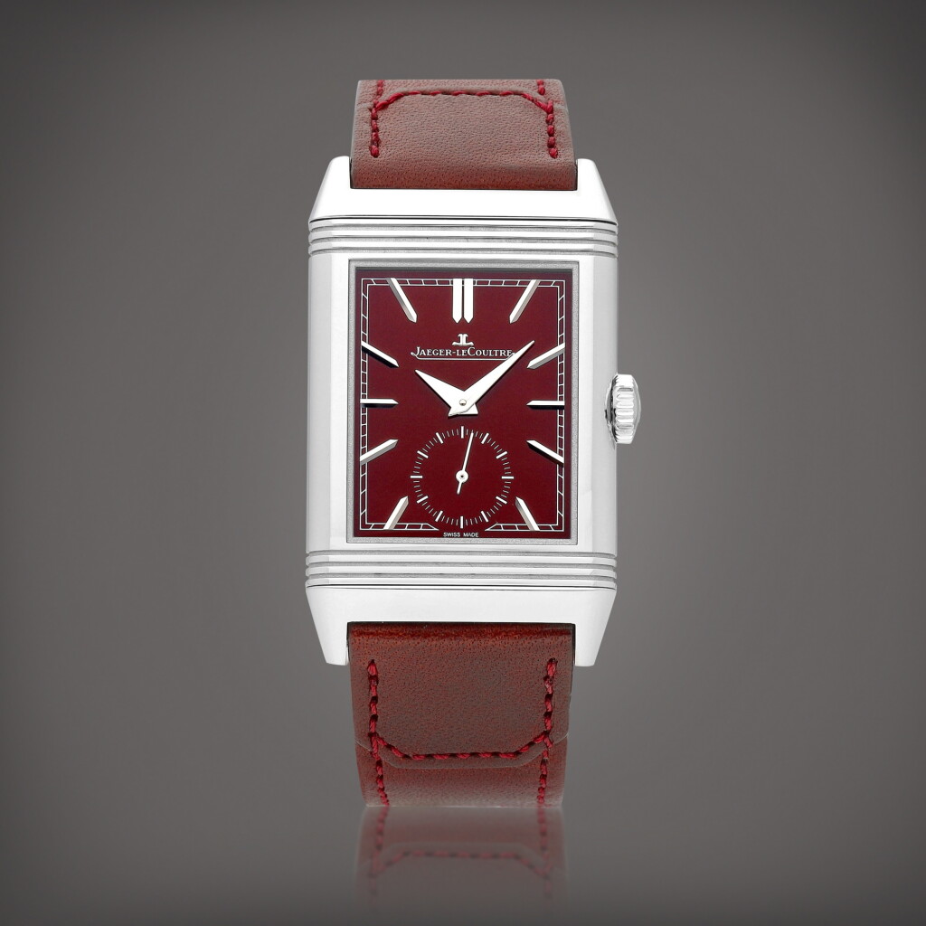 View full screen - View 1 of Lot 8872. Reverso, Reference Q397846J | A stainless steel reversible wristwatch, Circa 2022 | 積家 | Reverso 型號Q397846J | 精鋼可翻轉腕錶,約2022年製.