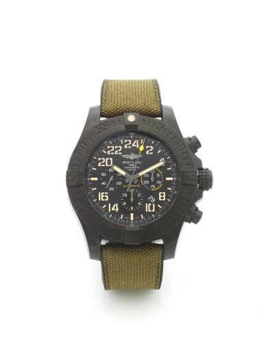 View full screen - View 1 of Lot 133. BREITLING | REF XB1210 AVENGER, A BREITLIGHT ALLOY AUTOMATIC CHRONOGRAPH WRISTWATCH WITH DATE CIRCA 2016.