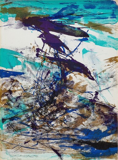View full screen - View 1 of Lot 2031. Zao Wou-Ki 趙無極 | Sans titre 無題.