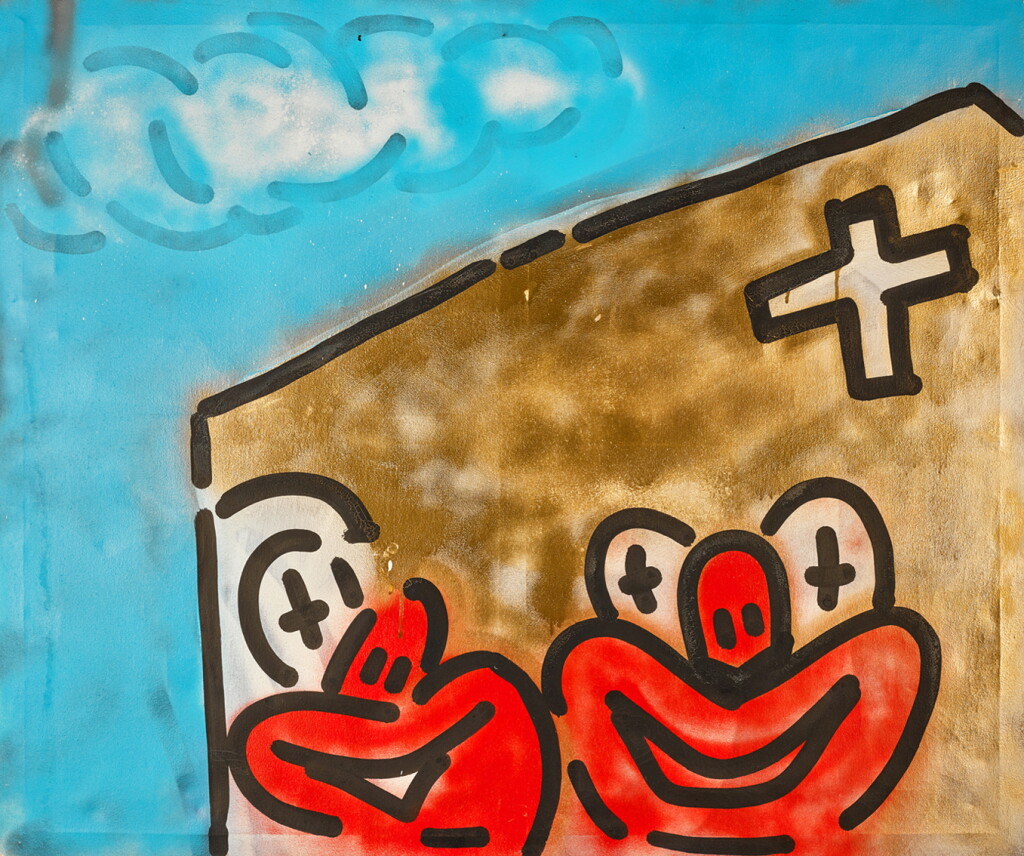 View full screen - View 1 of Lot 72. Bobo n Jarrad Go To Church.