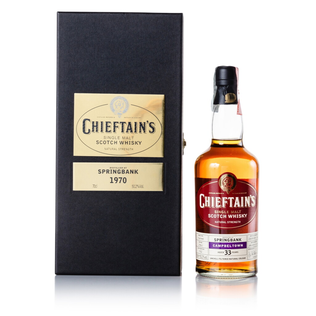 View full screen - View 1 of Lot 269. Springbank Ian MacLeod Chieftain's 33 Year Old 50.2 abv 1970 (1 BT 70cl).