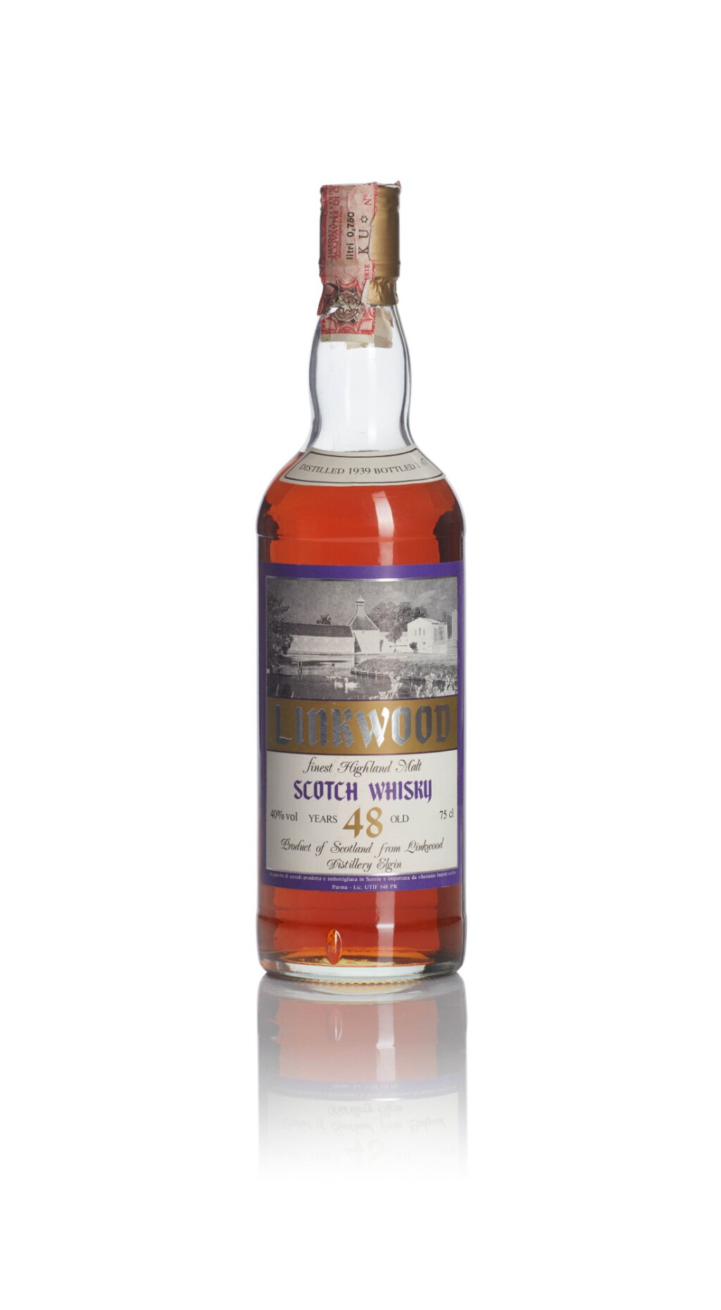 View full screen - View 1 of Lot 92. Linkwood Sestante 48 Year Old 40.0 abv 1939 .