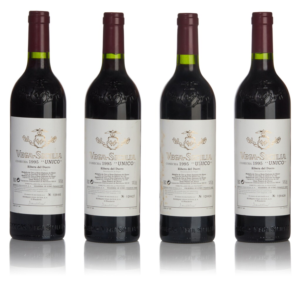 View full screen - View 1 of Lot 301. Vega Sicilia 'Unico' 1995 (4 BT).