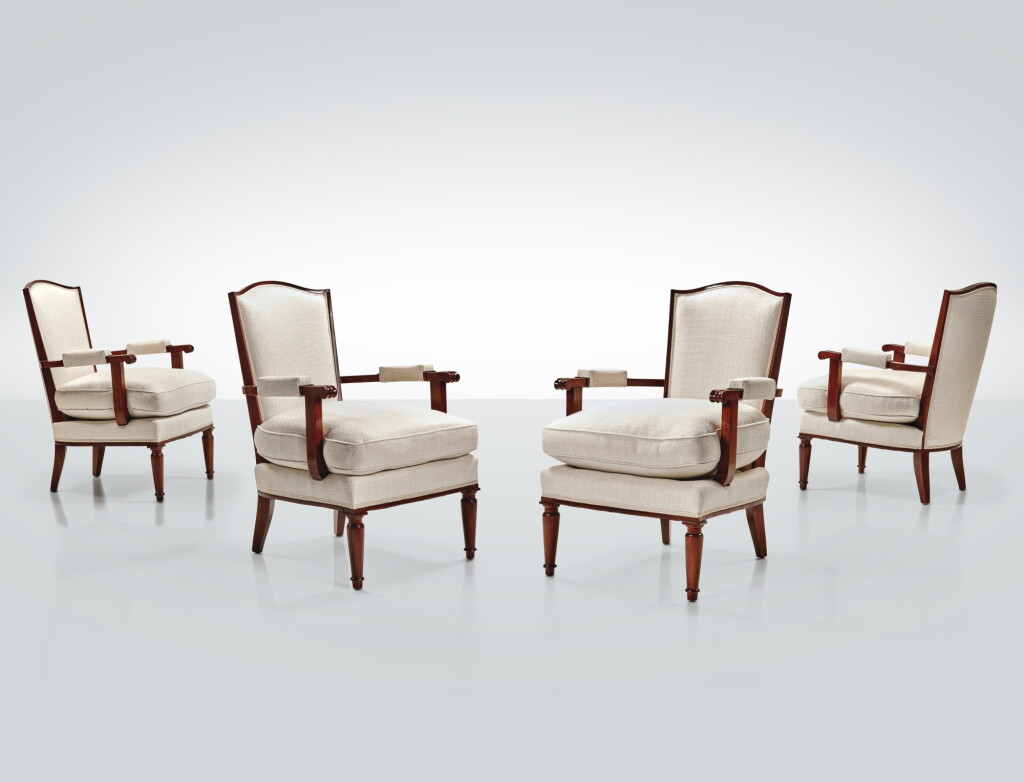 View full screen - View 1 of Lot 69. Set of Four Armchairs.