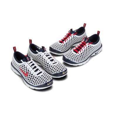 View full screen - View 1 of Lot 40. Two Pairs of Nike Rejuven8 Beijing Olympic Medal Stand Shoes | Size 11.5.