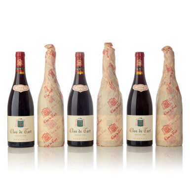 View full screen - View 1 of Lot 163. Clos de Tart 2008 Domaine du Clos de Tart (6 BT).