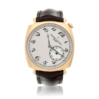View full screen - View 1 of Lot 126. Reference 82035 American 1921, A pink gold asymmetrical wristwatch, Circa 2009.