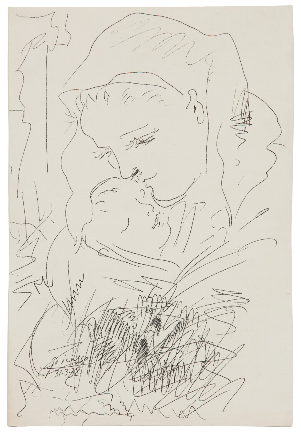 View full screen - View 1 of Lot 69. Maternité (B. 1829; Ba. 726).