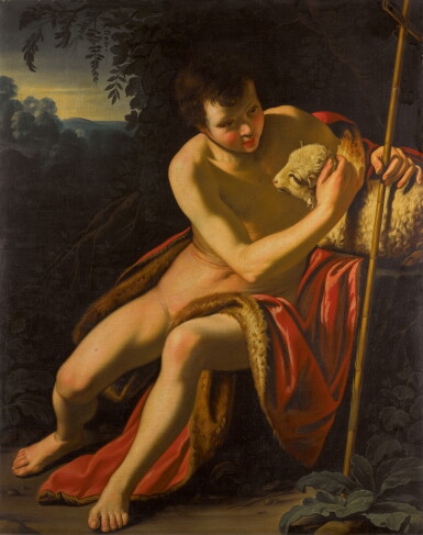 View full screen - View 1 of Lot 16. CIRCLE OF BARTOLOMEO SCHEDONI | Saint John the Baptist.