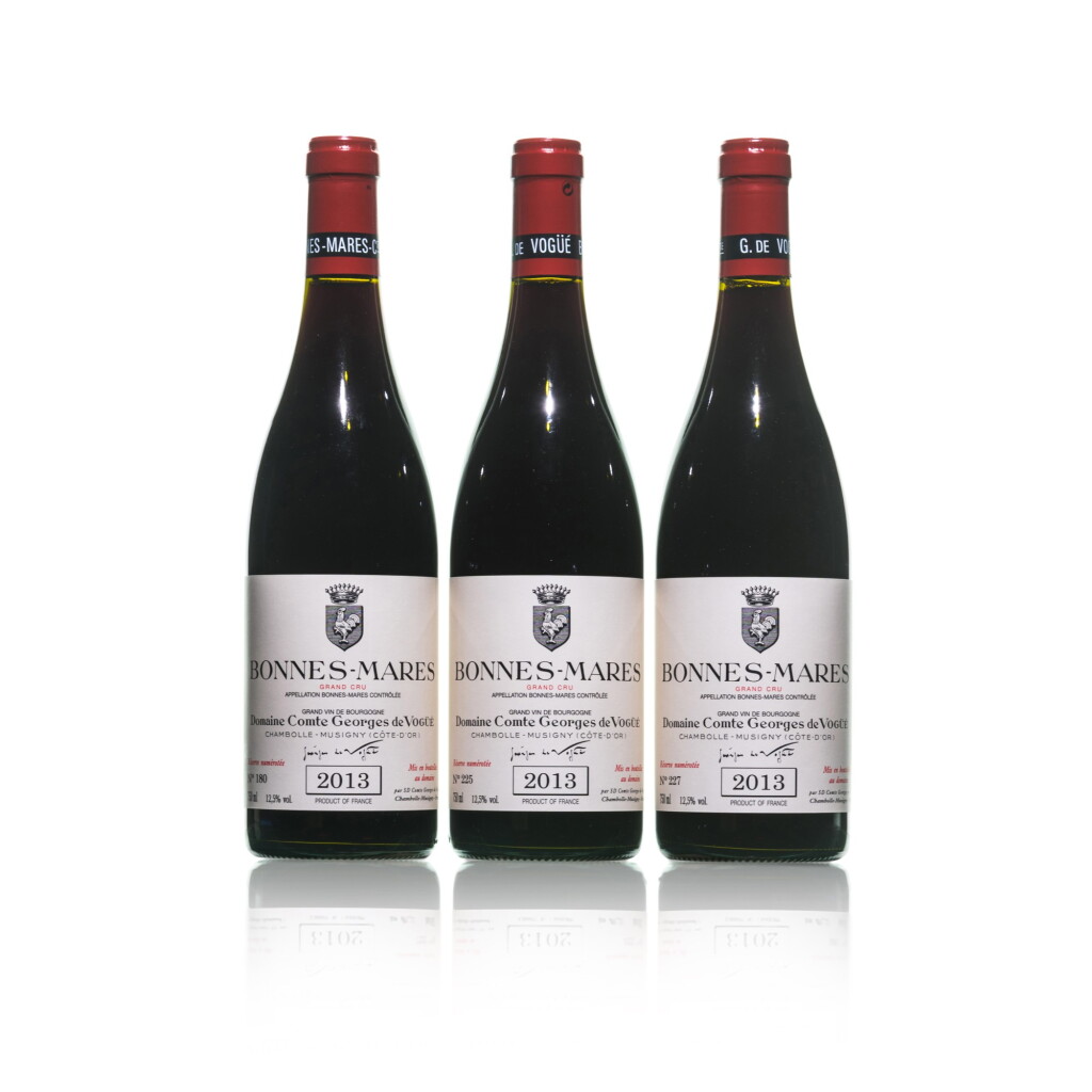 View full screen - View 1 of Lot 205. Bonnes Mares 2013 Comte Georges de Vogüé (3 BT).