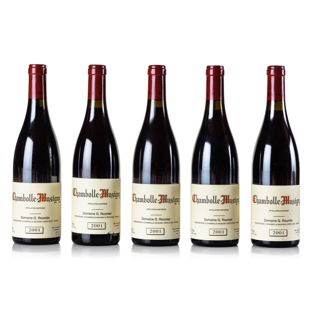 View full screen - View 1 of Lot 238. Chambolle Musigny 2001 Domaine Georges Roumier (9 BT).