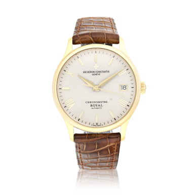 View full screen - View 1 of Lot 67. Reference 47021 Chronometre Royal A yellow gold automatic wristwatch with date, Circa 2005.