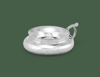 View full screen - View 1 of Lot 310. An Italian silver spittoon, Angelo Giannotti, Roma, 1824-1865 | Crachoir en argent par Angelo Giannotti, Rome, 1824-1865.