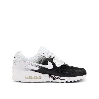 View full screen - View 1 of Lot 27. Mitch Johnson San Antonio Spurs 2025-2026 Game Worn and Signed Custom Air Max 90s | To The Max Foundation .