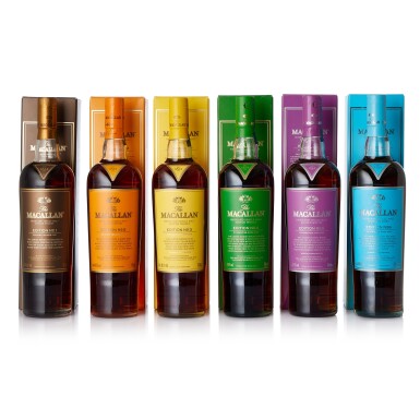 View full screen - View 1 of Lot 6545. The Macallan Edition No. 1 - 6 NV (6 BT70).